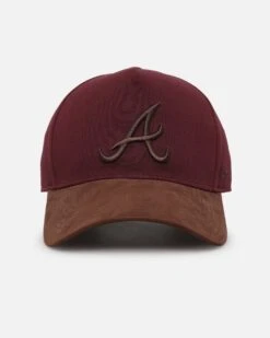 '47 BRAND 47 Brand Atlanta Braves 'Cherry Pie' Offside DT Snapback Dark Maroon