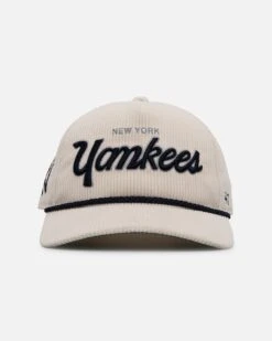 '47 BRAND 47 Brand New York Yankees 'Natural Script' Premium Hitch Corduroy Snapback Natural