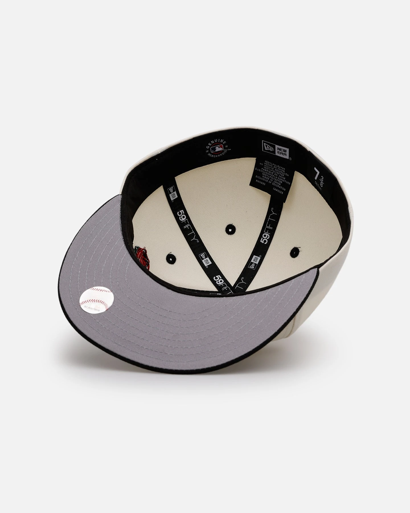 New Era Los Angeles Dodgers 'Chrome Black Roses' 59FIFTY Fitted Chrome/Black 8 New Era Los Angeles Dodgers 'Chrome Black Roses' 59FIFTY Fitted Chrome/Black - Image 6