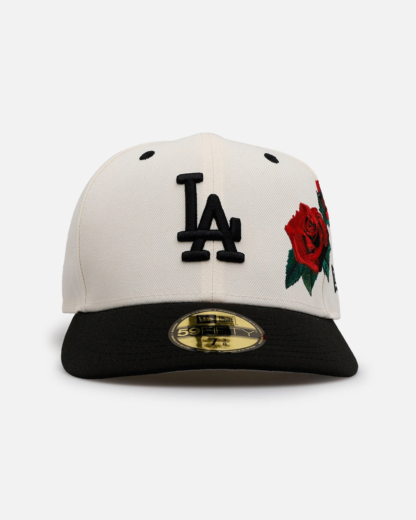 New Era Los Angeles Dodgers 'Chrome Black Roses' 59FIFTY Fitted Chrome/Black 9 New Era Los Angeles Dodgers 'Chrome Black Roses' 59FIFTY Fitted Chrome/Black - Image 7