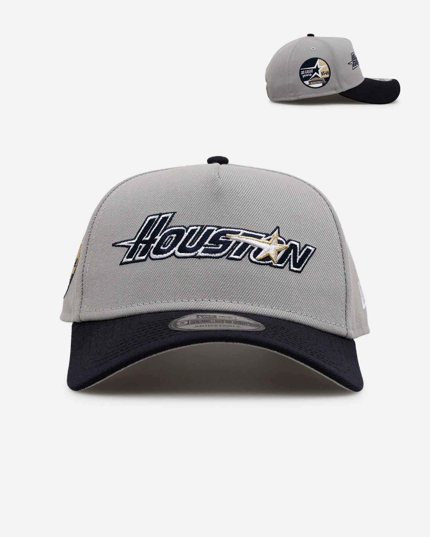 New Era Houston Astros 'Away Greys' 9FORTY A-Frame Snapback Grey 3 New Era Houston Astros 'Away Greys' 9FORTY A-Frame Snapback Grey