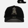 New Era Los Angeles Angels 'Raised Metallic Chainstitch' 9FORTY A-Frame Snapback Black -Culture Kings 01034369 YB001 default 0010
