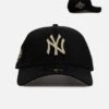 New Era New York Yankees 'Raised Metallic Chainstitch' 9FORTY A-Frame Snapback Black -Culture Kings 01034374 YB001 default 0010