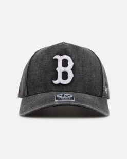 '47 BRAND 47 Brand Boston Red Sox 'Washed Black' Offside DT Snapback Washed Black