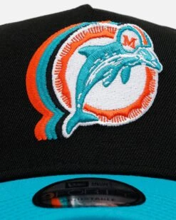 New Era Miami Dolphins 'Cascade' 9FORTY A-Frame Snapback Black -Culture Kings 01034463 YB001 default 0050