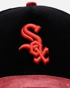 New Era Chicago White Sox 'Velvet Cord Certified Lover' 9FORTY A-Frame Premium Corduroy Snapback Black -Culture Kings 01034627 YB001 default 0060 58e924f9 d8bc 48f3 be60 daecdd6d8de8