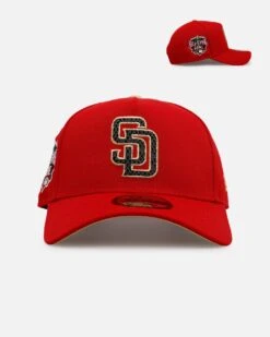 New Era San Diego Padres 'Year Of The Snake' 9FORTY A-Frame Snapback Red/Gold