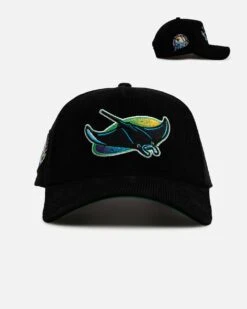 New Era Tampa Bay Rays 'Black Cord' 9FORTY A-Frame Corduroy Snapback Black