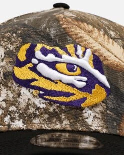 New Era LSU Tigers 'Southeastern Conference' 9FORTY A-Frame Snapback Realtree -Culture Kings 01034852 YR283 default 0050