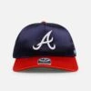 '47 BRAND 47 Brand Atlanta Braves 'Silky Way' 47 Hitch Snapback Navy/Red