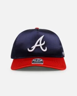 '47 BRAND 47 Brand Atlanta Braves 'Silky Way' 47 Hitch Snapback Navy/Red