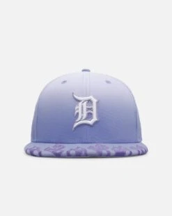 New Era Detroit Tigers 'Sundye Flames' 59FIFTY Fitted Lavender