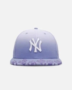 New Era New York Yankees 'Sundye Flames' 59FIFTY Fitted Lavender