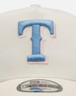 New Era Texas Rangers 'Pastel' 9FORTY A-Frame Snapback Chrome White 12 New Era Texas Rangers 'Pastel' 9FORTY A-Frame Snapback Chrome White -Culture Kings 01035029 YC458 default 0050