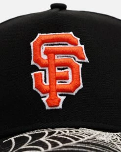 New Era San Francisco Giants 'Spider Web Visor' 9FORTY A-Frame Snapback Black -Culture Kings 01035046 YB001 default 0060