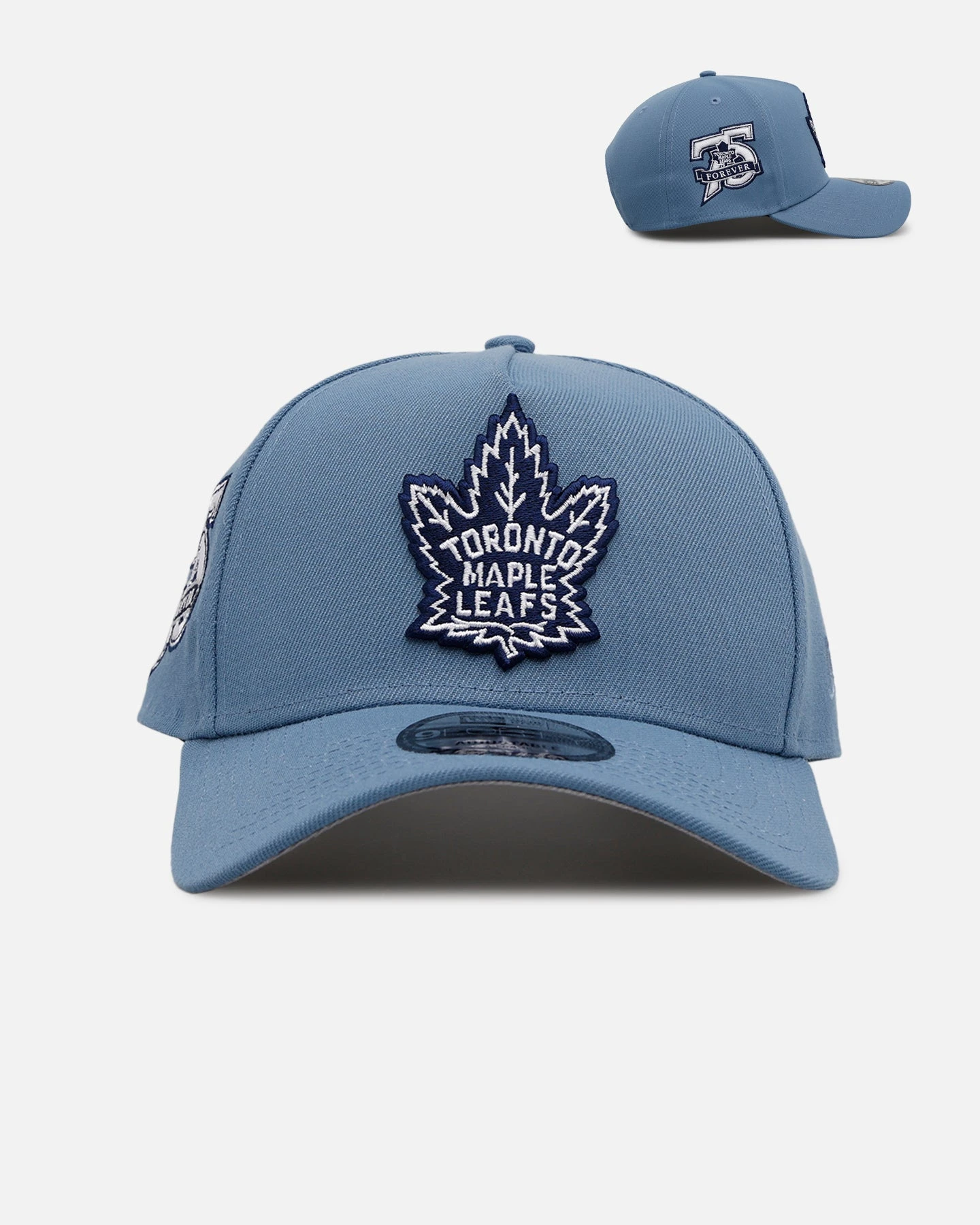 New Era Toronto Maple Leafs 'Faded Blue' 9FORTY A-Frame Snapback Faded Blue 3 New Era Toronto Maple Leafs 'Faded Blue' 9FORTY A-Frame Snapback Faded Blue
