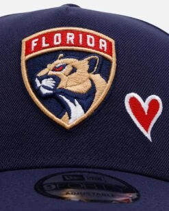 New Era Florida Panthers 'Team Color Hearts' 9FORTY A-Frame Snapback Official Team Color -Culture Kings 01035391 YO060 mens 0050