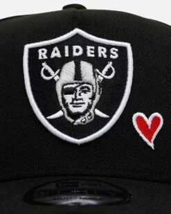 New Era Las Vegas Raiders 'Team Color Hearts' 9FORTY A-Frame Snapback Official Team Color 12 New Era Las Vegas Raiders 'Team Color Hearts' 9FORTY A-Frame Snapback Official Team Color -Culture Kings 01035393 YO060 womens 0050