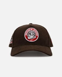New Era Anaheim Ducks 'Walnut Cord' 9FORTY A-Frame Corduroy Snapback Walnut