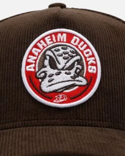 New Era Anaheim Ducks 'Walnut Cord' 9FORTY A-Frame Corduroy Snapback Walnut -Culture Kings 01035410 YW012 default 0060