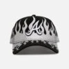 New Era Atlanta Braves 'Metallic Flames' 9FORTY A-Frame Snapback Black/Silver -Culture Kings 01035475 YB026 default 0010