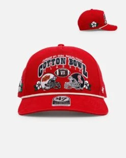'47 BRAND 47 Brand Oklahoma State Cowboys Vs. Ole Miss Rebels 'Vintage Bowl Game 2.0' 2004 Cotton Bowl Hitch Snapback Vintage Red