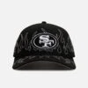 New Era San Francisco 49ers 'Outline Flames' 9FORTY A-Frame Snapback Black -Culture Kings 01035624 YB001 default 0010