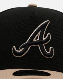 New Era Atlanta Braves 'Desert Nights' 9FORTY A-Frame Snapback Black/Camel -Culture Kings 01035738 YB438 default 0050