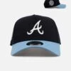 New Era Atlanta Braves 'Ocean' 9FORTY A-Frame Snapback Navy/Sky Blue