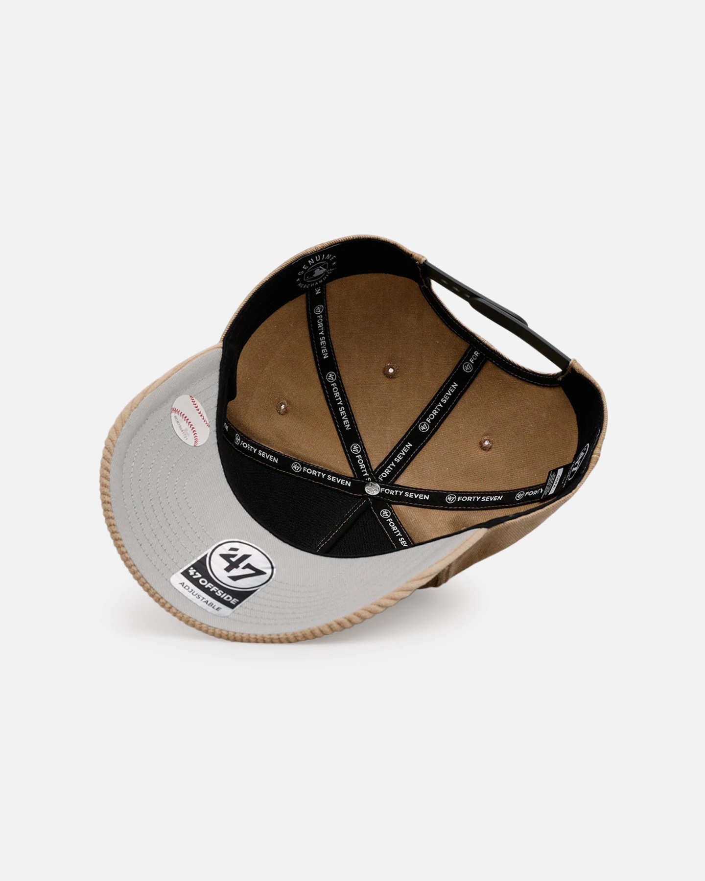 '47 BRAND 47 Brand Toronto Blue Jays 'Apollo Cord Khaki' Hitch Snapback Khaki 9 '47 BRAND 47 Brand Toronto Blue Jays 'Apollo Cord Khaki' Hitch Snapback Khaki - Image 7