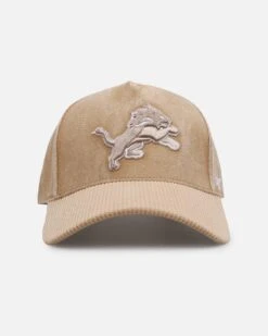 '47 BRAND 47 Brand Detroit Lions 'Apollo Cord Khaki' Hitch Strapback Khaki
