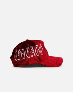 New Era Chicago Bulls 'Crushed Velvet Dreams' 9FORTY A-Frame Snapback Maroon -Culture Kings 01035911 YM100 default 0040