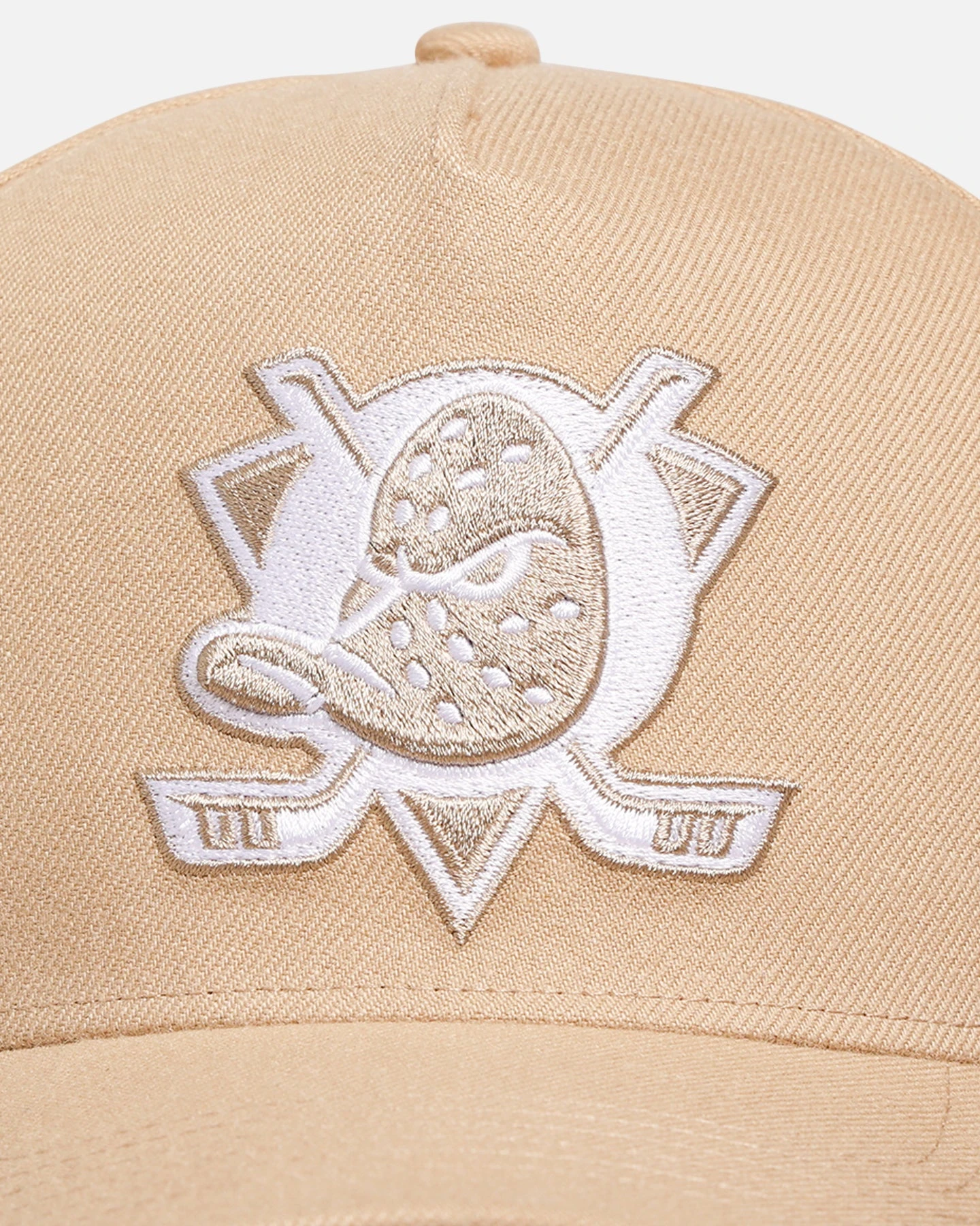'47 BRAND 47 Brand Anaheim Ducks 47 MVP DT Snapback Khaki/White 7 '47 BRAND 47 Brand Anaheim Ducks 47 MVP DT Snapback Khaki/White - Image 5