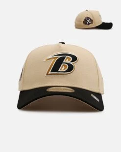 New Era Baltimore Ravens 'Vintage' 9FORTY A-Frame Snapback Vegas Gold