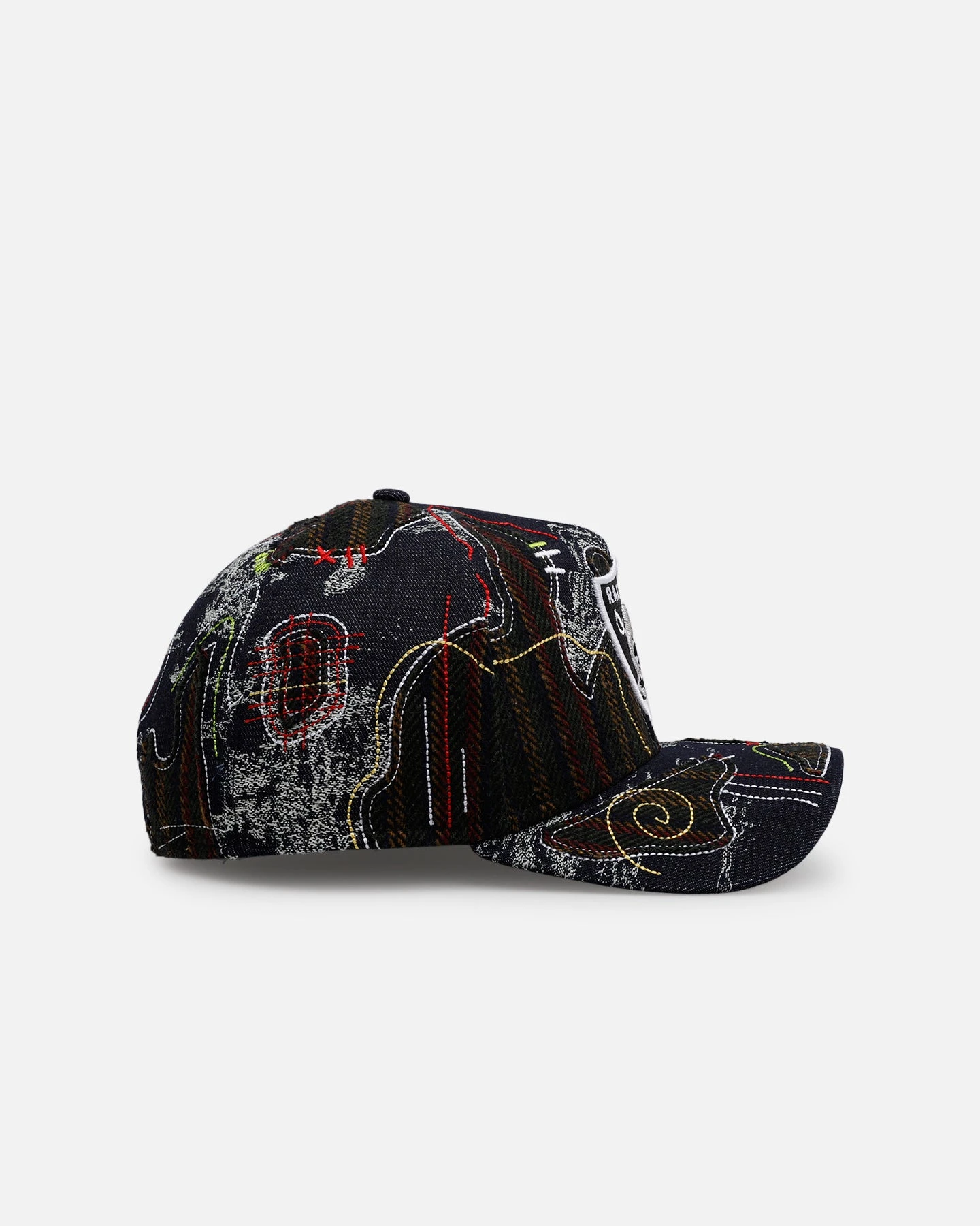 New Era Las Vegas Raiders 'Running Stitch' 9FORTY A-Frame Snapback Multi 6 New Era Las Vegas Raiders 'Running Stitch' 9FORTY A-Frame Snapback Multi - Image 4