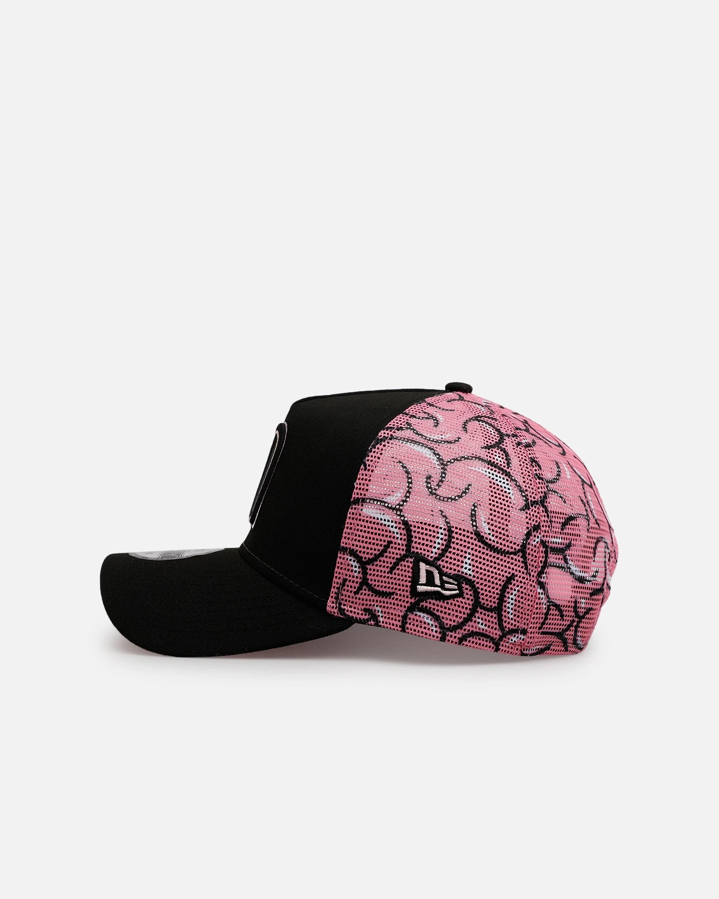 New Era Mexico National Baseball Team 'Thoughtful' 9FORTY A-Frame Trucker Snapback Black/Pink 6 New Era Mexico National Baseball Team 'Thoughtful' 9FORTY A-Frame Trucker Snapback Black/Pink - Image 4