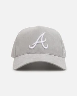 '47 BRAND 47 Brand Atlanta Braves 'Ultrasuede' '47 MVP DT Strapback Gray/White