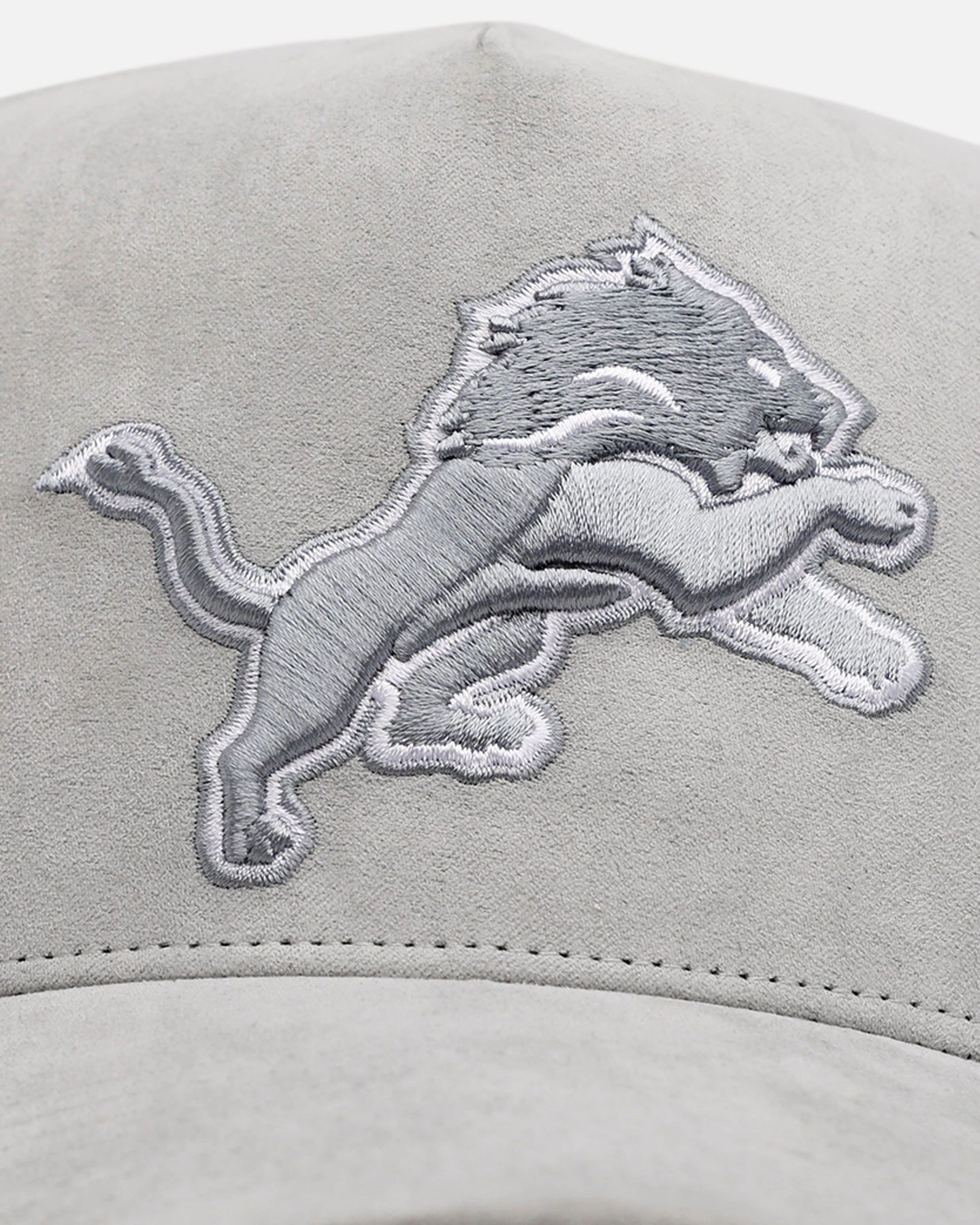 '47 BRAND 47 Brand Detroit Lions 'Ultrasuede' '47 MVP DT Strapback Gray/White 7 '47 BRAND 47 Brand Detroit Lions 'Ultrasuede' '47 MVP DT Strapback Gray/White - Image 5