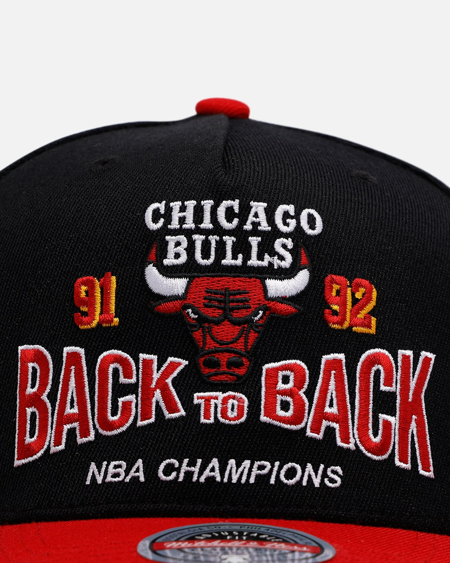 Mitchell & Ness Chicago Bulls 'NBA Elite Finals' MVP Snapback Black/Red 7 Mitchell & Ness Chicago Bulls 'NBA Elite Finals' MVP Snapback Black/Red - Image 5