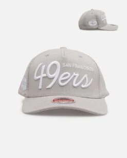 Mitchell & Ness San Francisco 49ers 'Gray Tones' MVP Snapback Gray