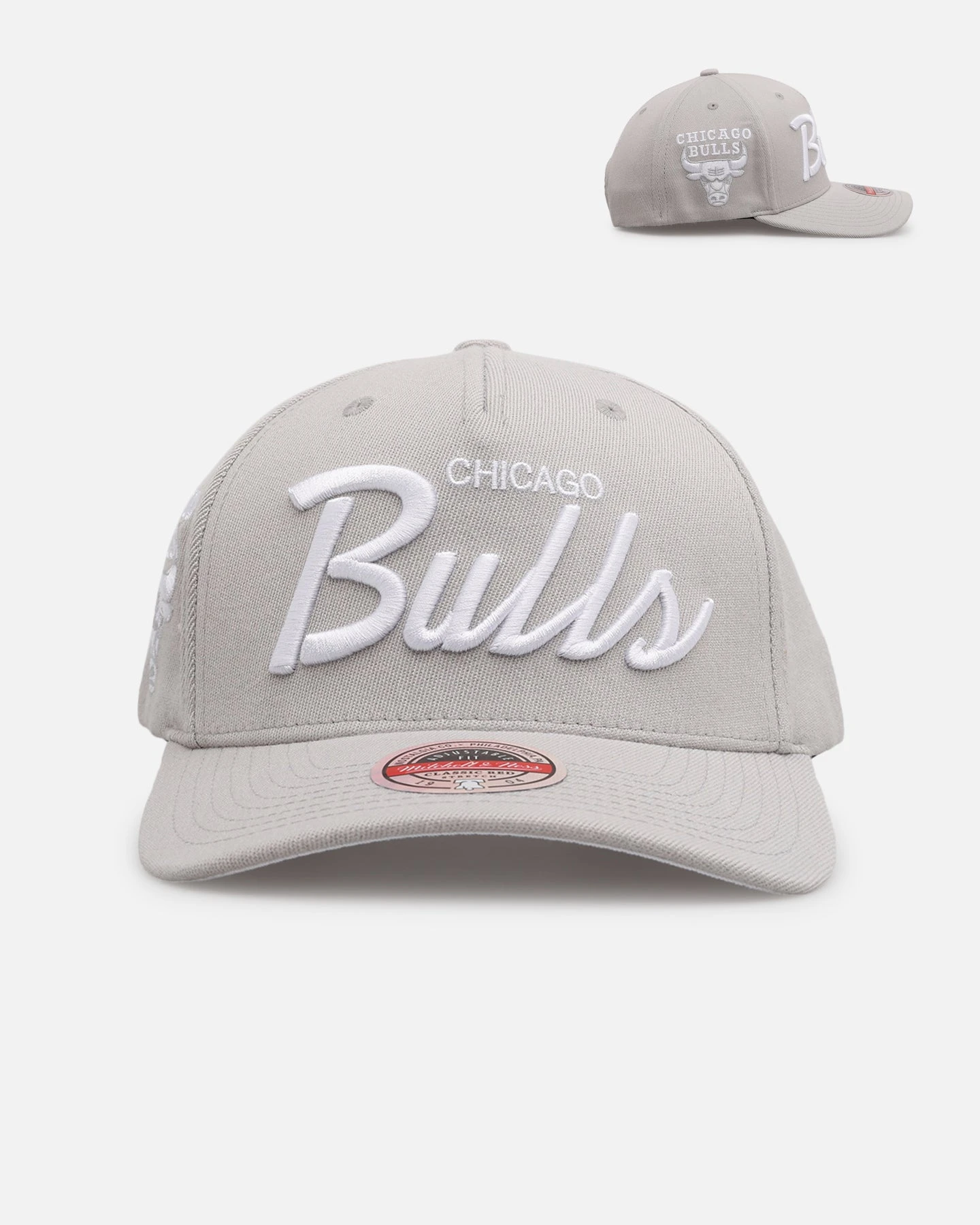 Mitchell & Ness Chicago Bulls 'Gray Tones' MVP Snapback Gray 3 Mitchell & Ness Chicago Bulls 'Gray Tones' MVP Snapback Gray