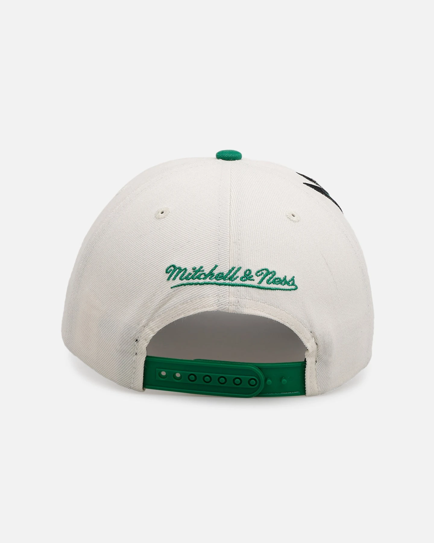Mitchell & Ness Boston Celtics 'Shark Tooth' Pro Pinch Snapback Cream/Green 4 Mitchell & Ness Boston Celtics 'Shark Tooth' Pro Pinch Snapback Cream/Green - Image 2