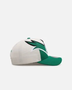 Mitchell & Ness Boston Celtics 'Shark Tooth' Pro Pinch Snapback Cream/Green 10 Mitchell & Ness Boston Celtics 'Shark Tooth' Pro Pinch Snapback Cream/Green -Culture Kings 01036197 YC609 default 0030