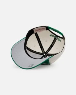 Mitchell & Ness Boston Celtics 'Shark Tooth' Pro Pinch Snapback Cream/Green 13 Mitchell & Ness Boston Celtics 'Shark Tooth' Pro Pinch Snapback Cream/Green -Culture Kings 01036197 YC609 default 0060