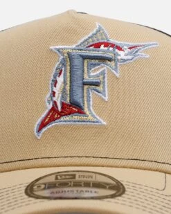 New Era Florida Marlins 'Vintage Truckers' 9FORTY A-Frame Trucker Snapback Vegas Gold -Culture Kings 01036449 YV012 default 0050