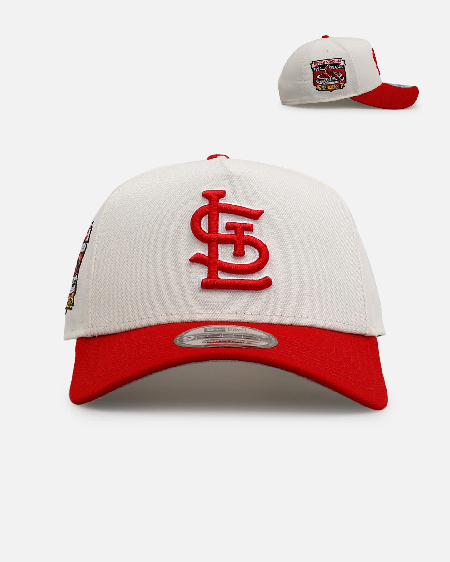 New Era St. Louis Cardinals 'Team Color Visor' 9FORTY A-Frame Snapback Chrome/Official Team Color 3 New Era St. Louis Cardinals 'Team Color Visor' 9FORTY A-Frame Snapback Chrome/Official Team Color