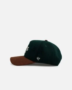 '47 BRAND 47 Brand Oakland Athletics 'Fall Leaves' 47 Offside Snapback Green/Brown -Culture Kings 01036479 YG613 default 0050