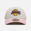 New Era Los Angeles Lakers 'Pink Lemonade' 9FORTY A-Frame Snapback Pink/Yellow -Culture Kings 01037077 YP019 default 0010