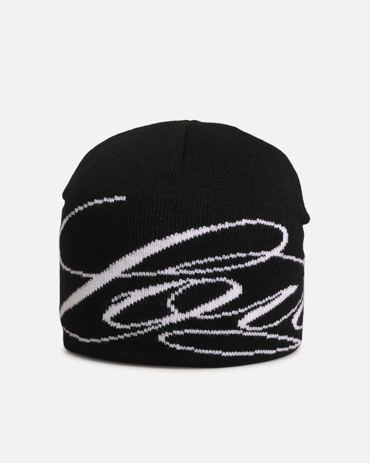 Loiter Skull Knit Beanie Black 3 Loiter Skull Knit Beanie Black