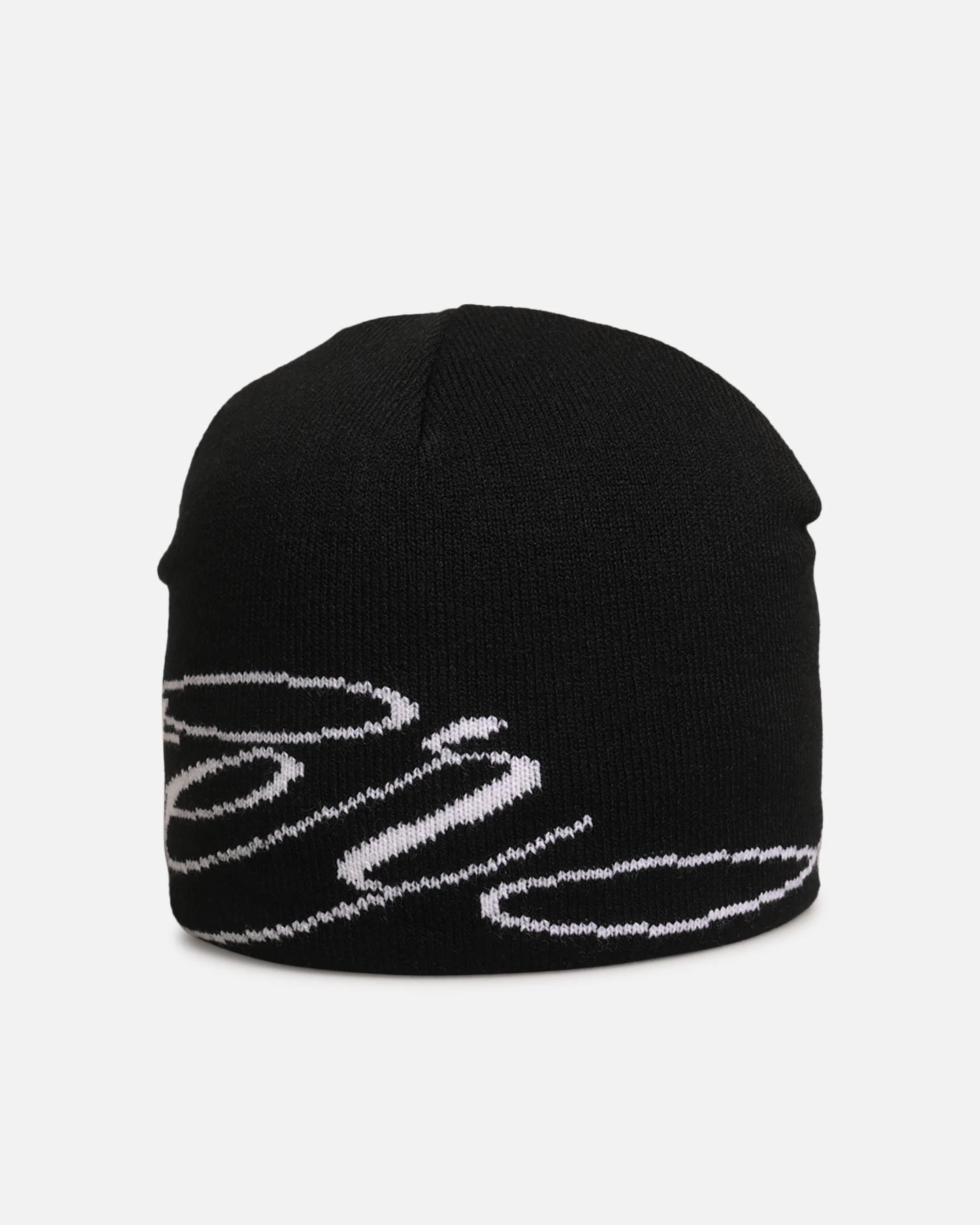 Loiter Skull Knit Beanie Black 4 Loiter Skull Knit Beanie Black - Image 2